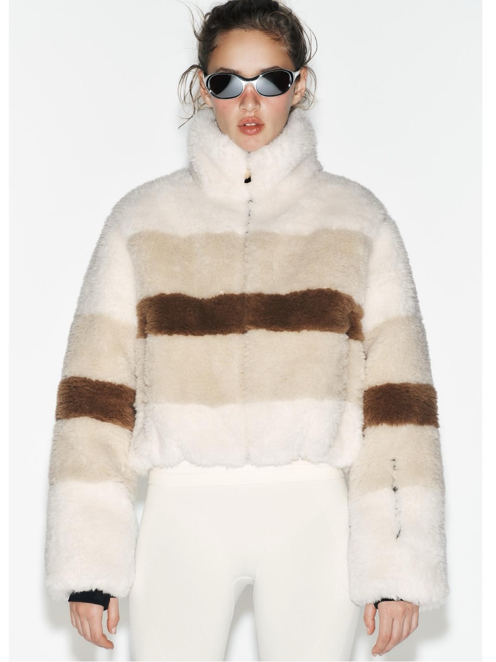 ZARA SHORT FLEECE HEIQ XREFLEX™ RECCOR TECHNOLOGY SKI COLLECTION COAT